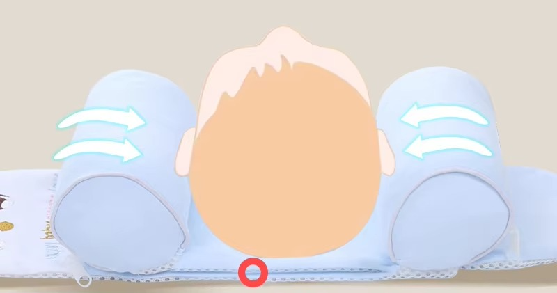 Snuggle™ Baby Pillow | Gentle Head Shape Protection with Adjustable, Cotton-Soft Comfort